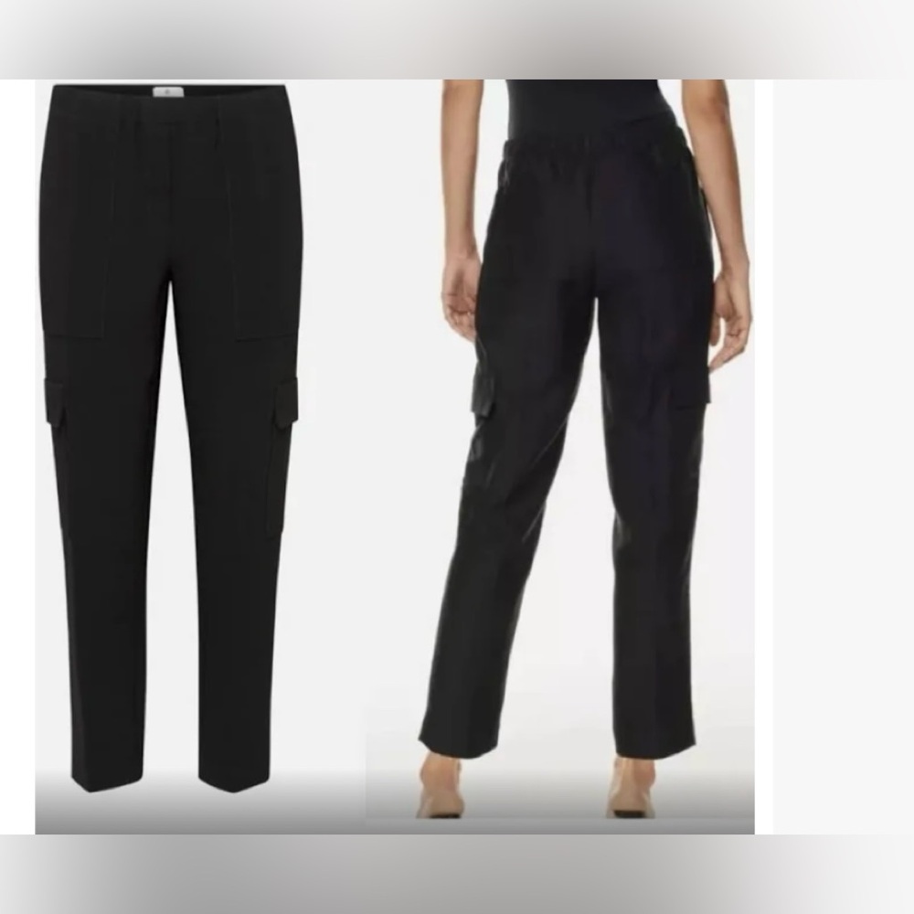 Aritzia Babaton titan linen cargo pants size 0 black